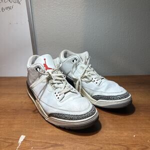 Men's Size 17 Nike Air Jordan Retro 3 White Cement Reimagined (DN3707-100)